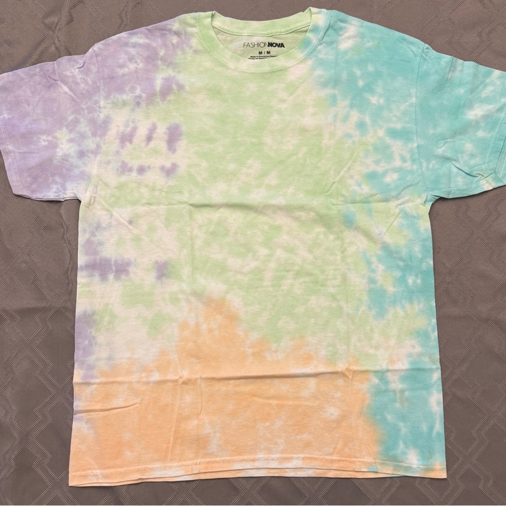Fashion Nova Candy Skies Tye Dye Top women’s size medium NWT